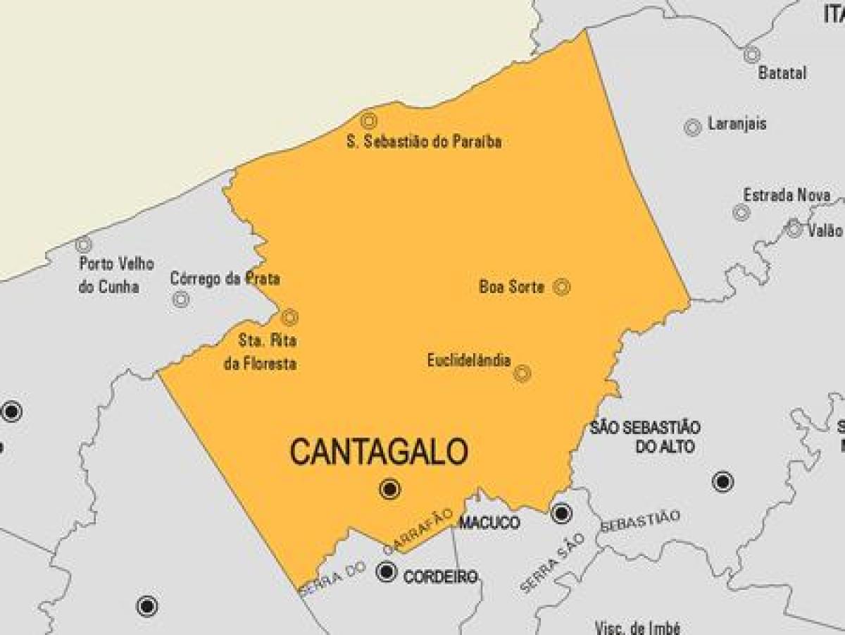 Kaart van Comendador Heffing Gasparian munisipaliteit