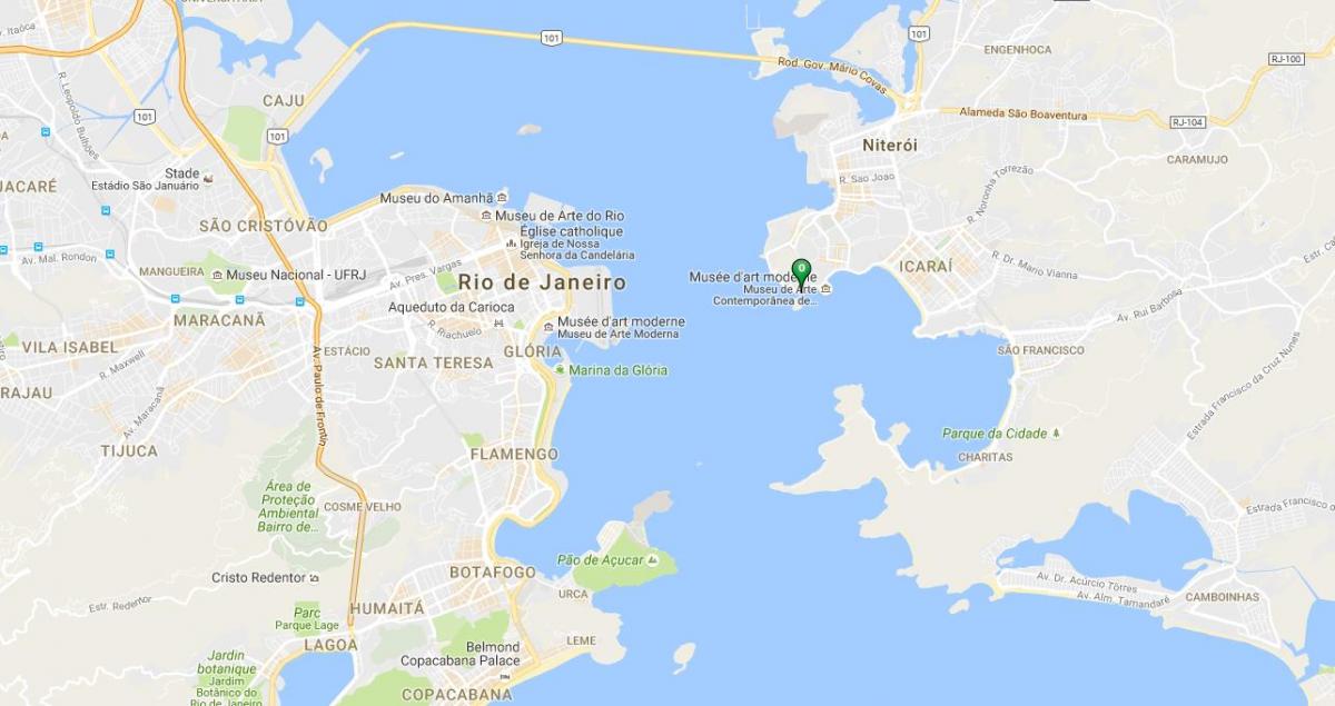 Kaart van die strand Boa Viagem