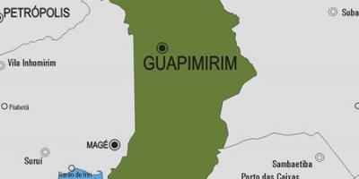 Kaart van Guapimirim munisipaliteit