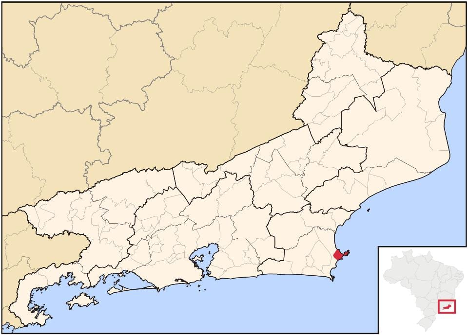 Kaart van Armação dos Búzios