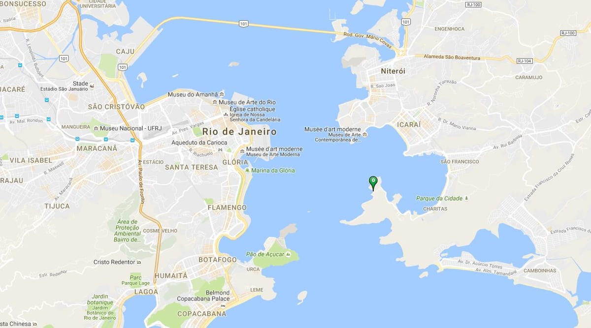 Kaart van die strand Adão