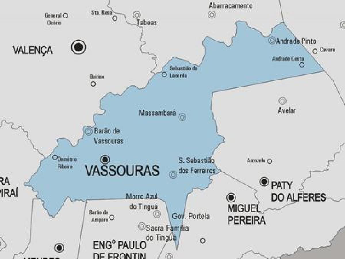 Kaart van Varre-Sai munisipaliteit