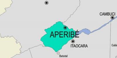 Kaart van Aperibé munisipaliteit