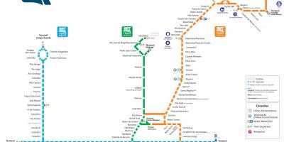 Kaart van BRT Rio de Janeiro