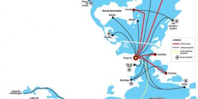 Kaart van CCR Barcas