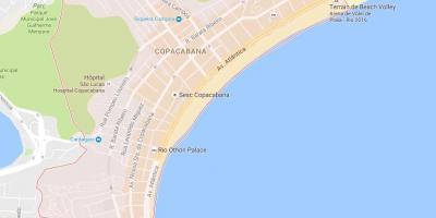 Kaart van Copacabana
