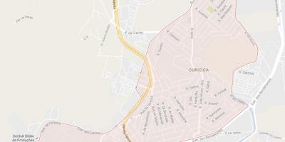 Kaart van Curicica