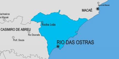 Kaart van Rio de Janeiro munisipaliteit