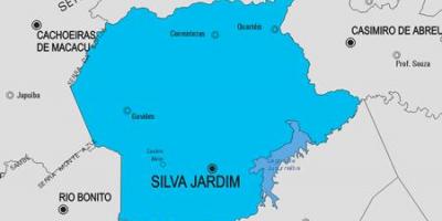 Kaart van Silva Jardim munisipaliteit