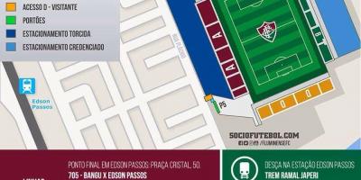 Kaart van die stadion Giulite computer software