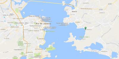 Kaart van die strand São Francisco