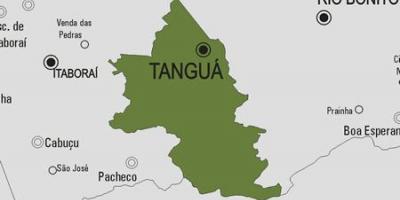 Kaart van Tanguá munisipaliteit