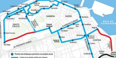 Kaart van VLT Carioca